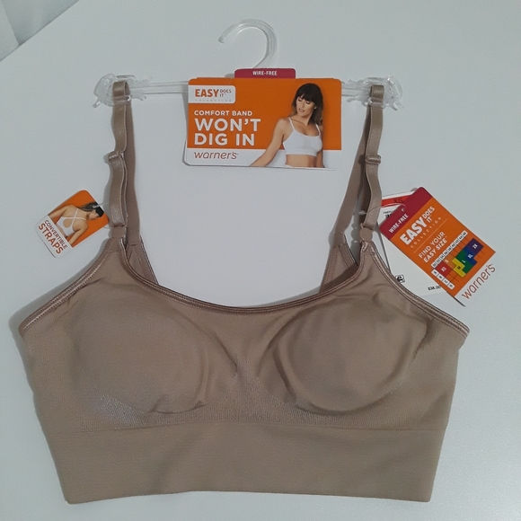 Warners Easy Does It No Dig Wire-Free Convertible Bra - Picture 8 of 11